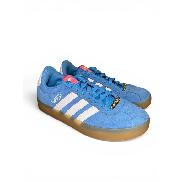 adidas Shoes - Adidas Women's VL Court 3.0 Shoes, Style# ID9074, Size 7.5 Blue Burst Gum